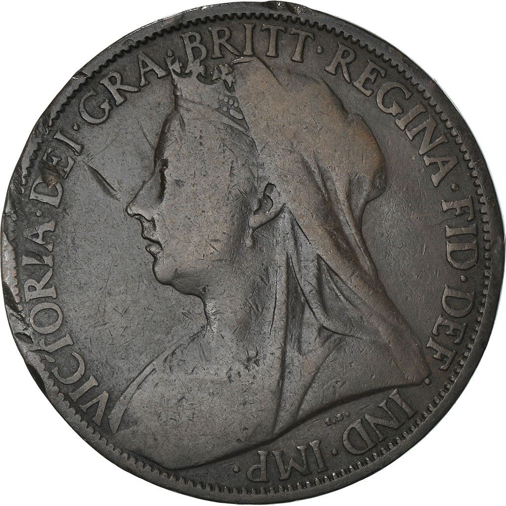 United Kingdom Coin 1 Penny | Victoria 3rd portrait | 1895 - 1901