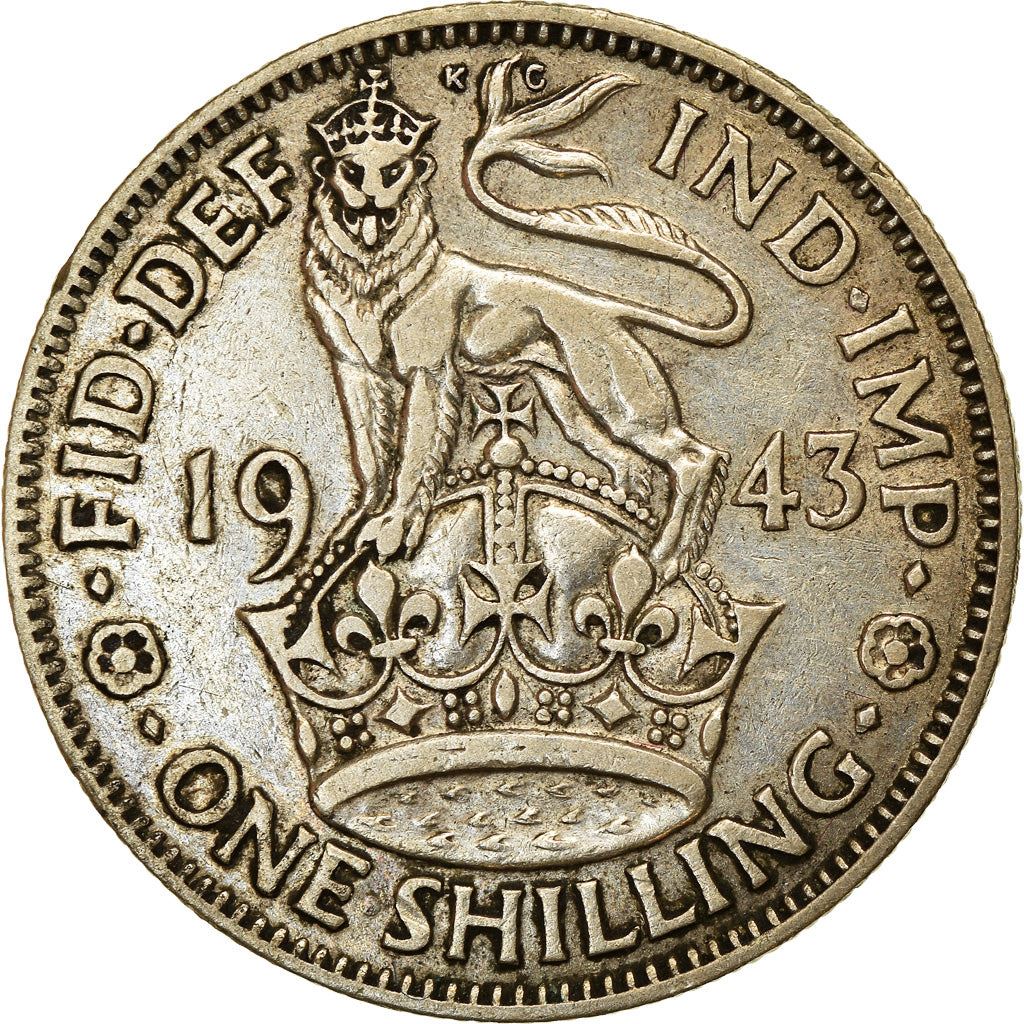 United Kingdom Coin 1 Shilling | George VI English Crest | 1937 - 1946