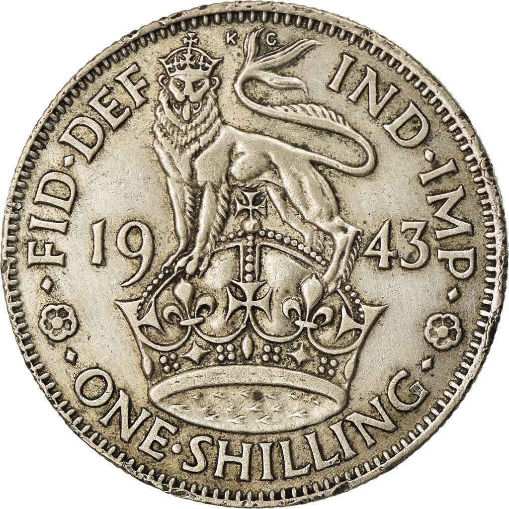 United Kingdom Coin 1 Shilling | George VI English Crest | 1937 - 1946