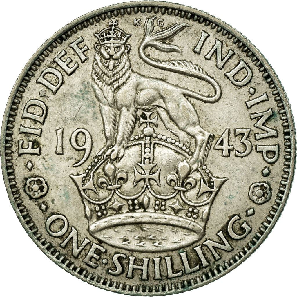 United Kingdom Coin 1 Shilling | George VI English Crest | 1937 - 1946