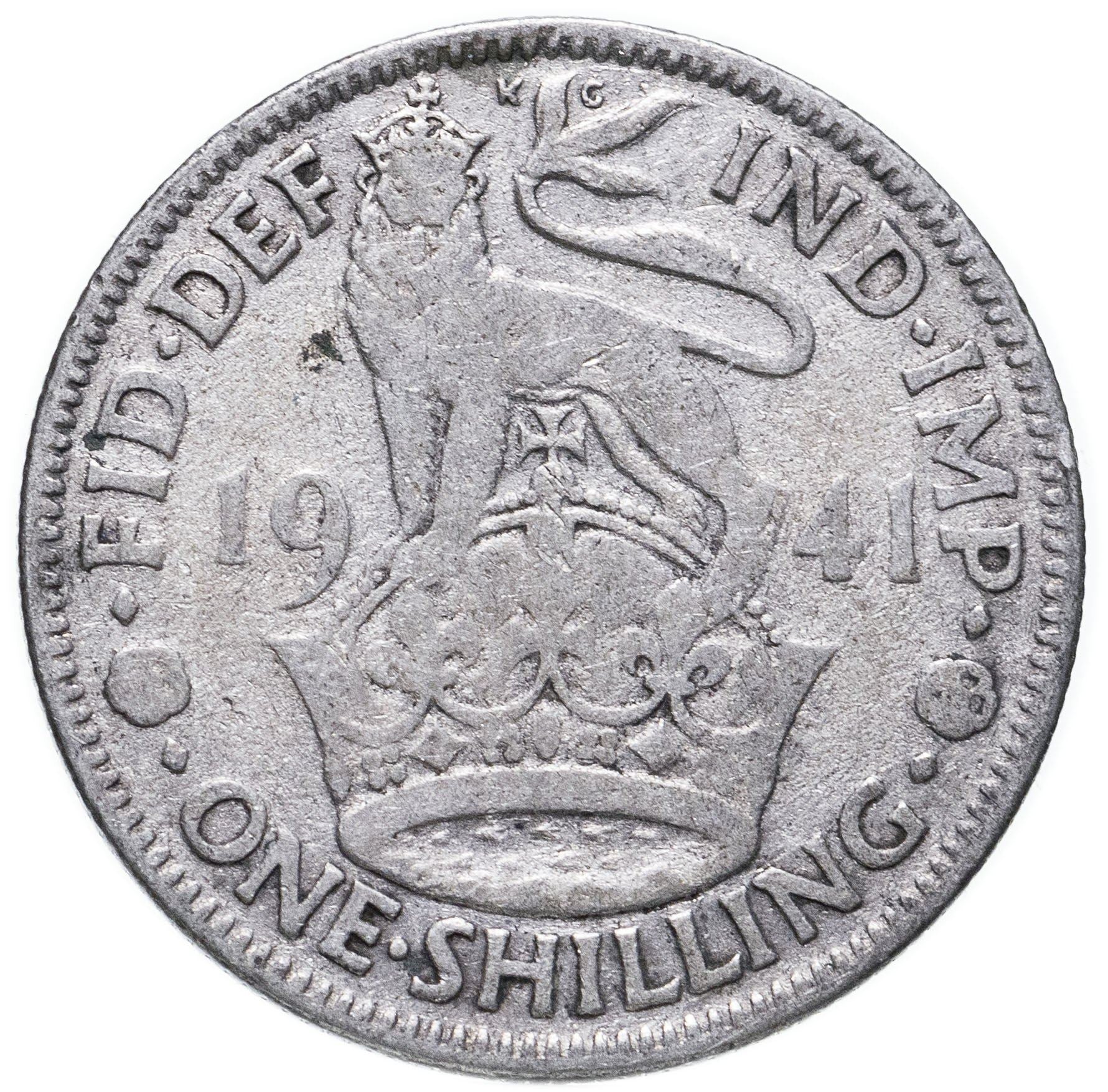 United Kingdom Coin 1 Shilling | George VI English Crest | 1937 - 1946