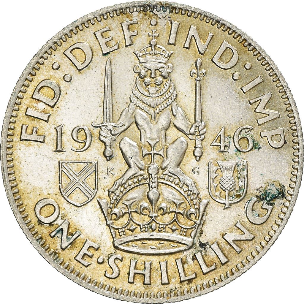 United Kingdom Coin 1 Shilling | George VI Scottish Crest | 1937 - 1946