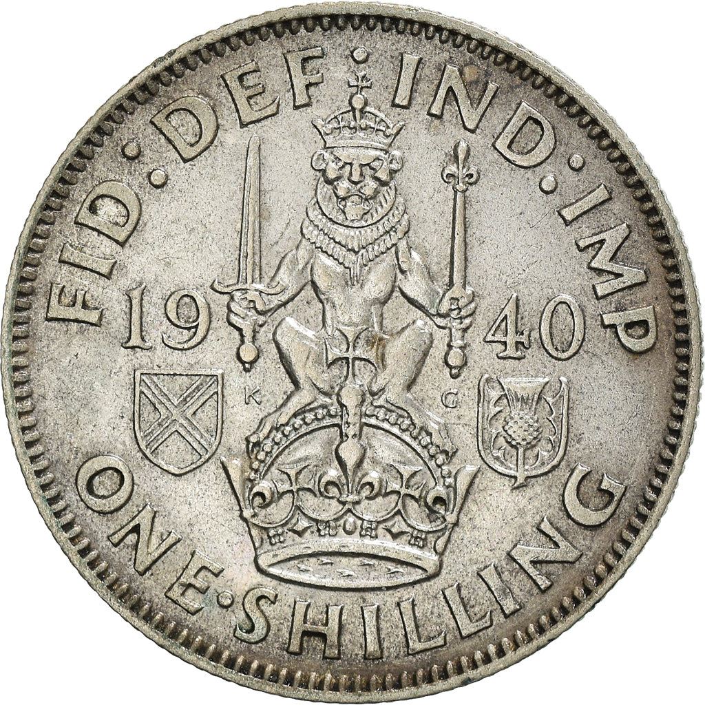 United Kingdom Coin 1 Shilling | George VI Scottish Crest | 1937 - 1946