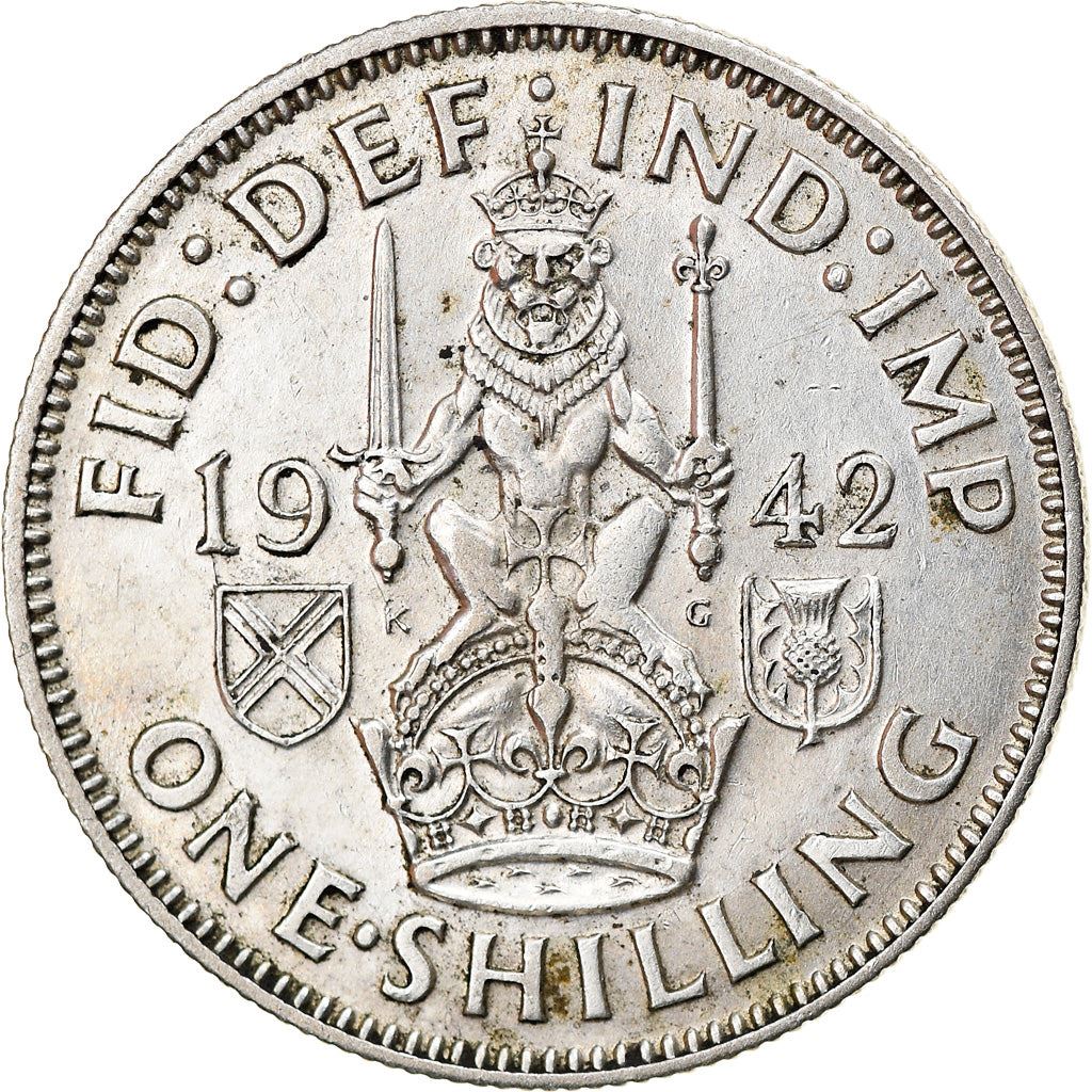 United Kingdom Coin 1 Shilling | George VI Scottish Crest | 1937 - 1946