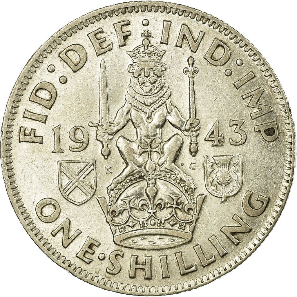 United Kingdom Coin 1 Shilling | George VI Scottish Crest | 1937 - 1946