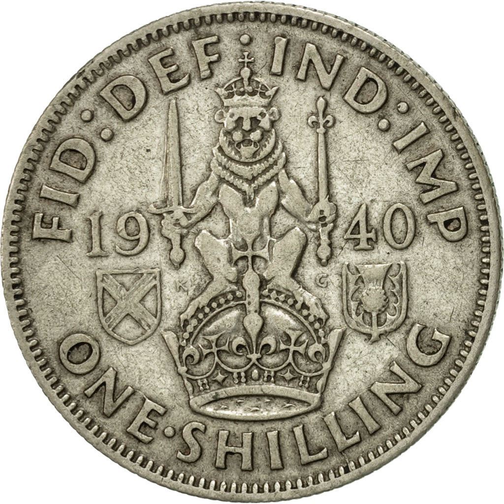 United Kingdom Coin 1 Shilling | George VI Scottish Crest | 1937 - 1946