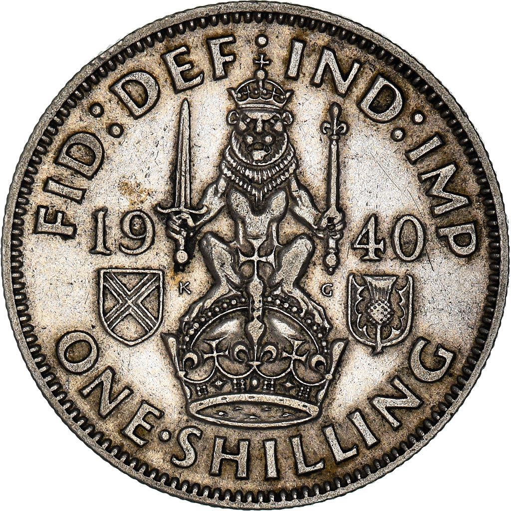 United Kingdom Coin 1 Shilling | George VI Scottish Crest | 1937 - 1946