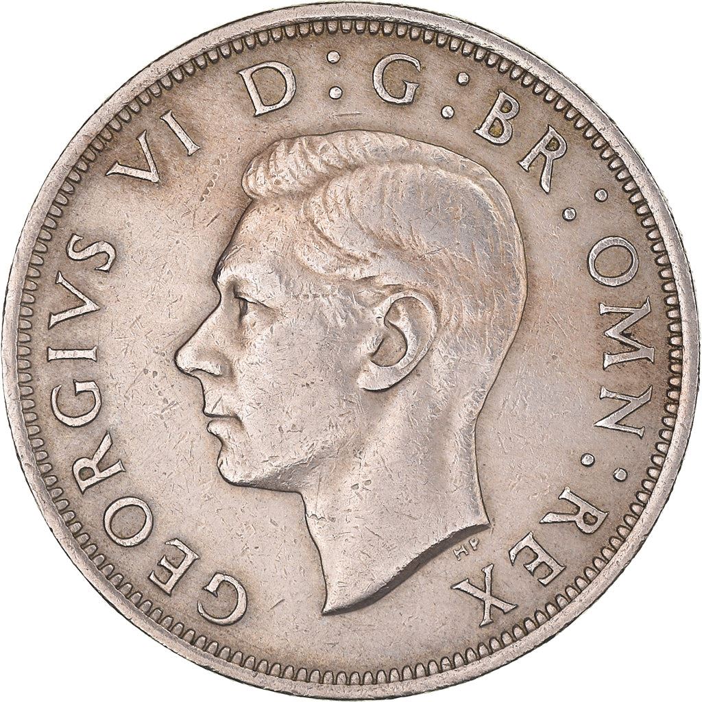 United Kingdom Coin ½ Crown | George VI 2nd type | with 'IND:IMP' | 1947 - 1948