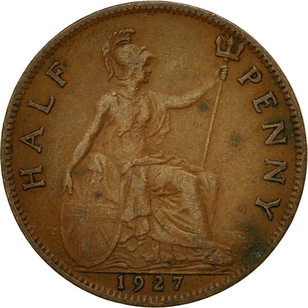 United Kingdom Coin ½ Penny | George V modified effigy | 1925 - 1927