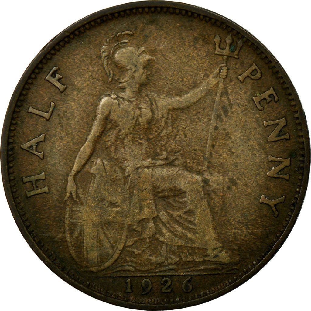 United Kingdom Coin ½ Penny | George V modified effigy | 1925 - 1927