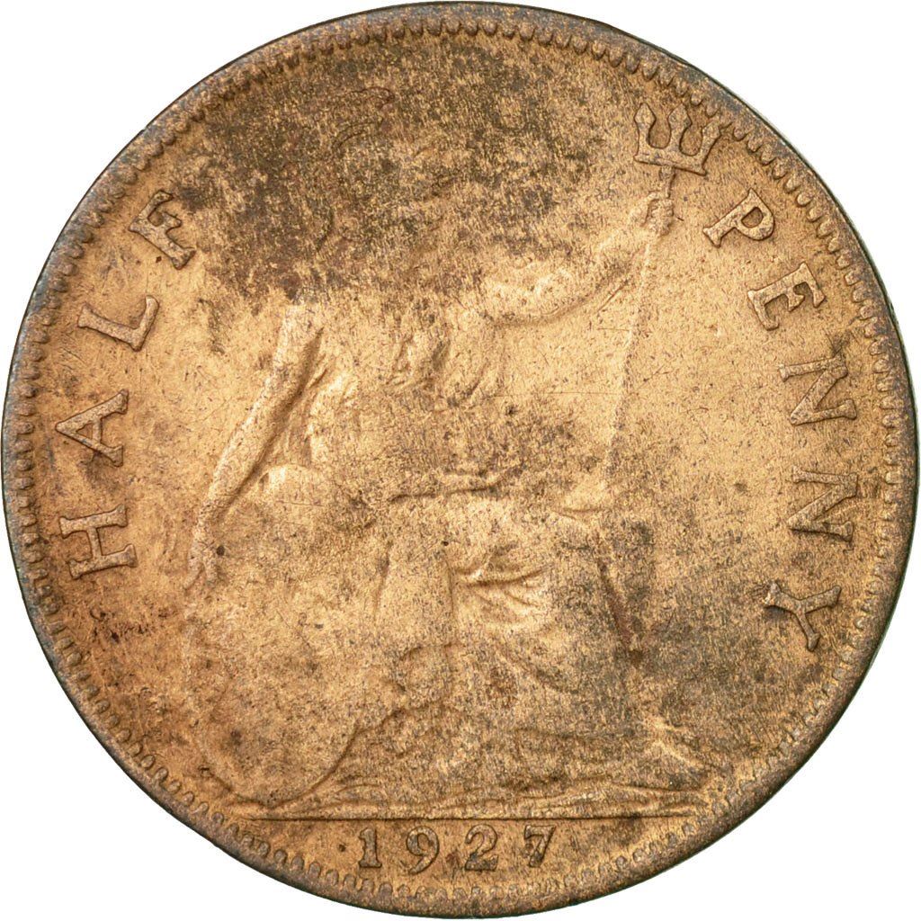 United Kingdom Coin ½ Penny | George V modified effigy | 1925 - 1927