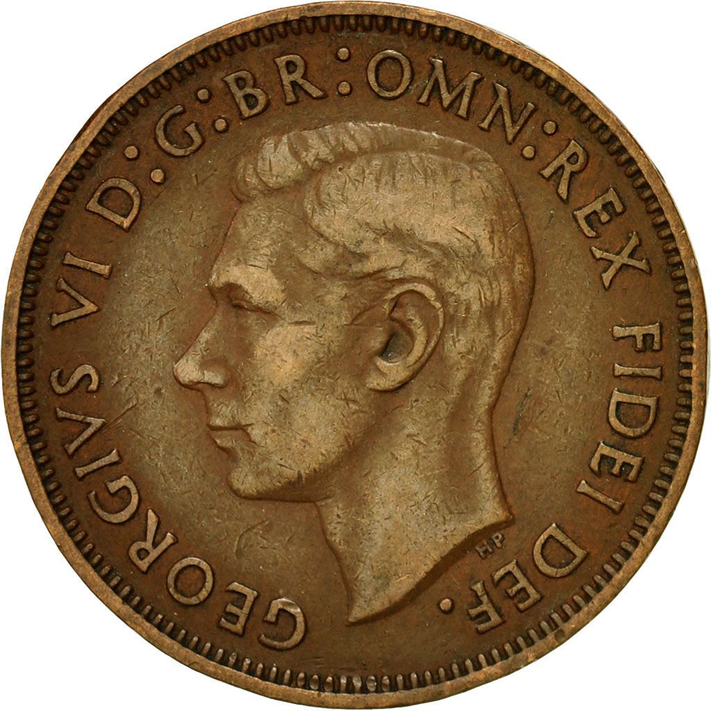 United Kingdom Coin ½ Penny | George VI without 'IND:IMP' | 1949 - 1952