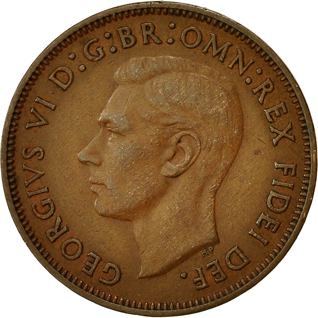 United Kingdom Coin ½ Penny | George VI without 'IND:IMP' | 1949 - 1952