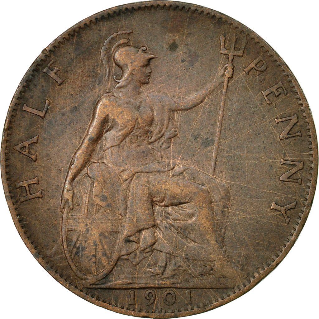 United Kingdom Coin ½ Penny | Victoria 3rd portrait | 1895 - 1901