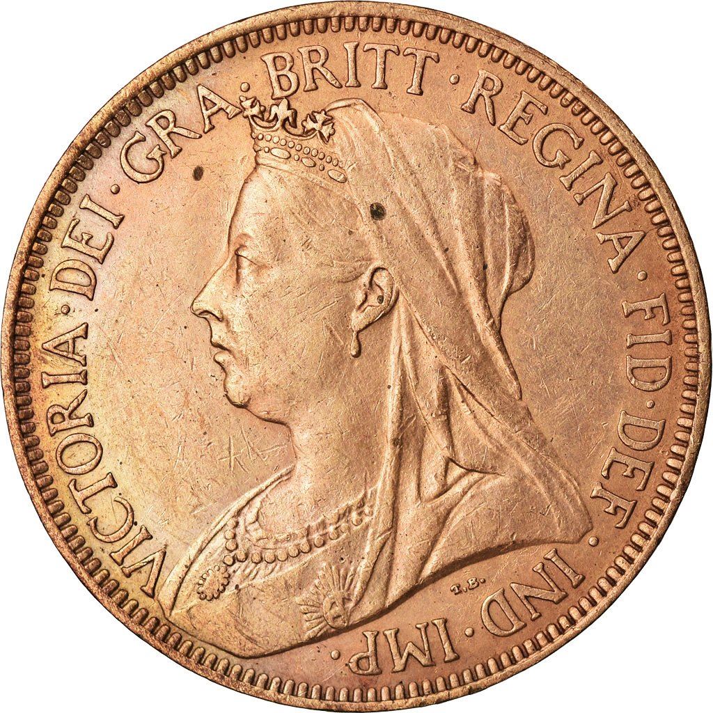 United Kingdom Coin ½ Penny | Victoria 3rd portrait | 1895 - 1901