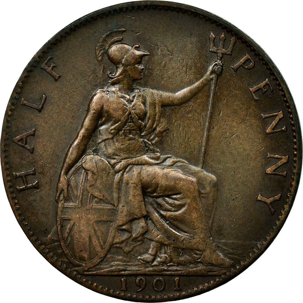 United Kingdom Coin ½ Penny | Victoria 3rd portrait | 1895 - 1901