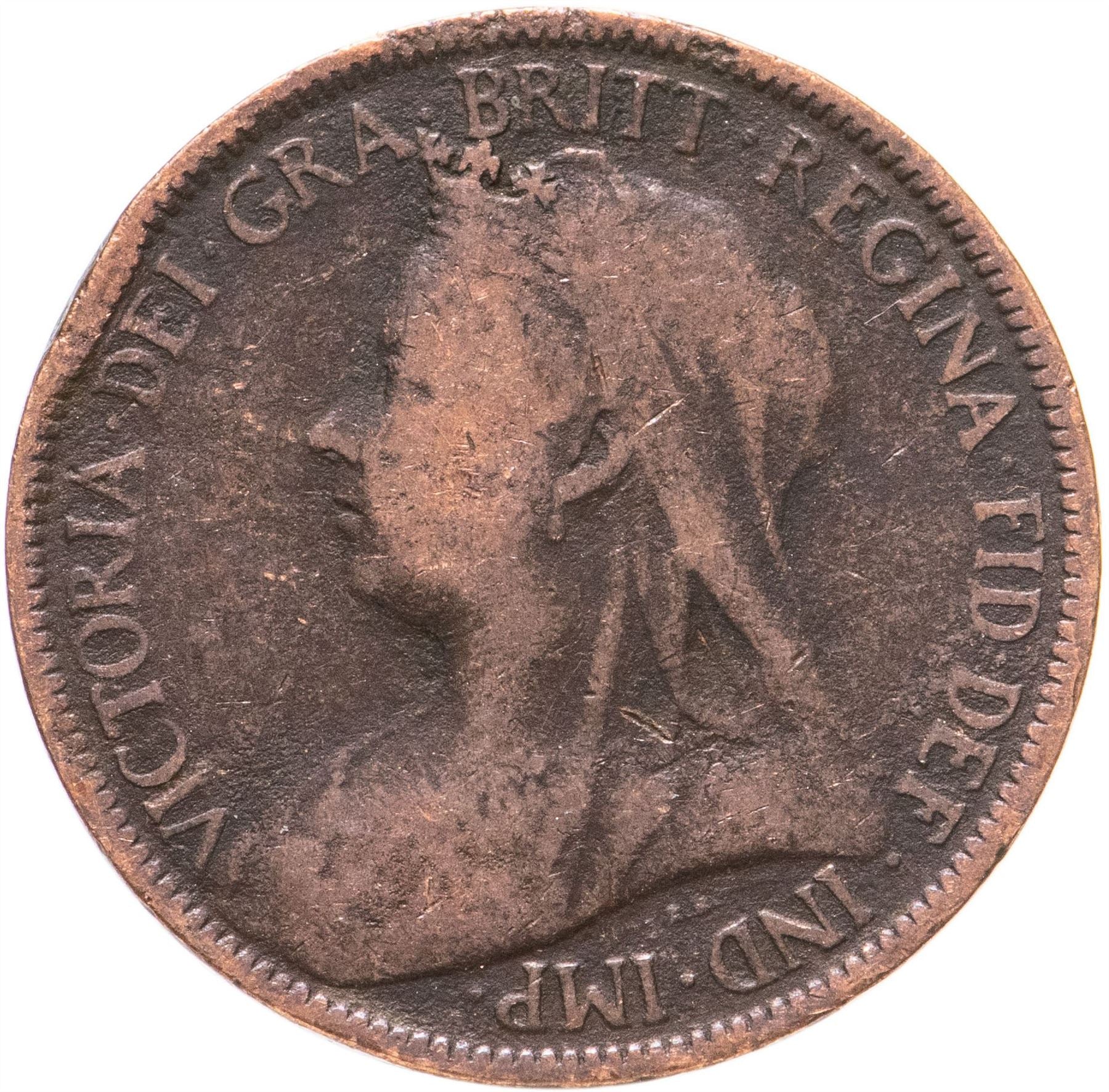 United Kingdom Coin ½ Penny | Victoria 3rd portrait | 1895 - 1901