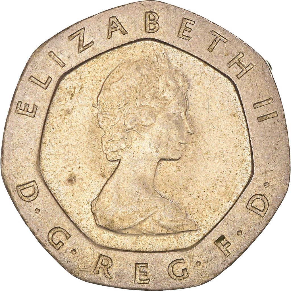 United Kingdom Coin 20 Pence | Elizabeth II 2nd portrait | 1982 - 1984