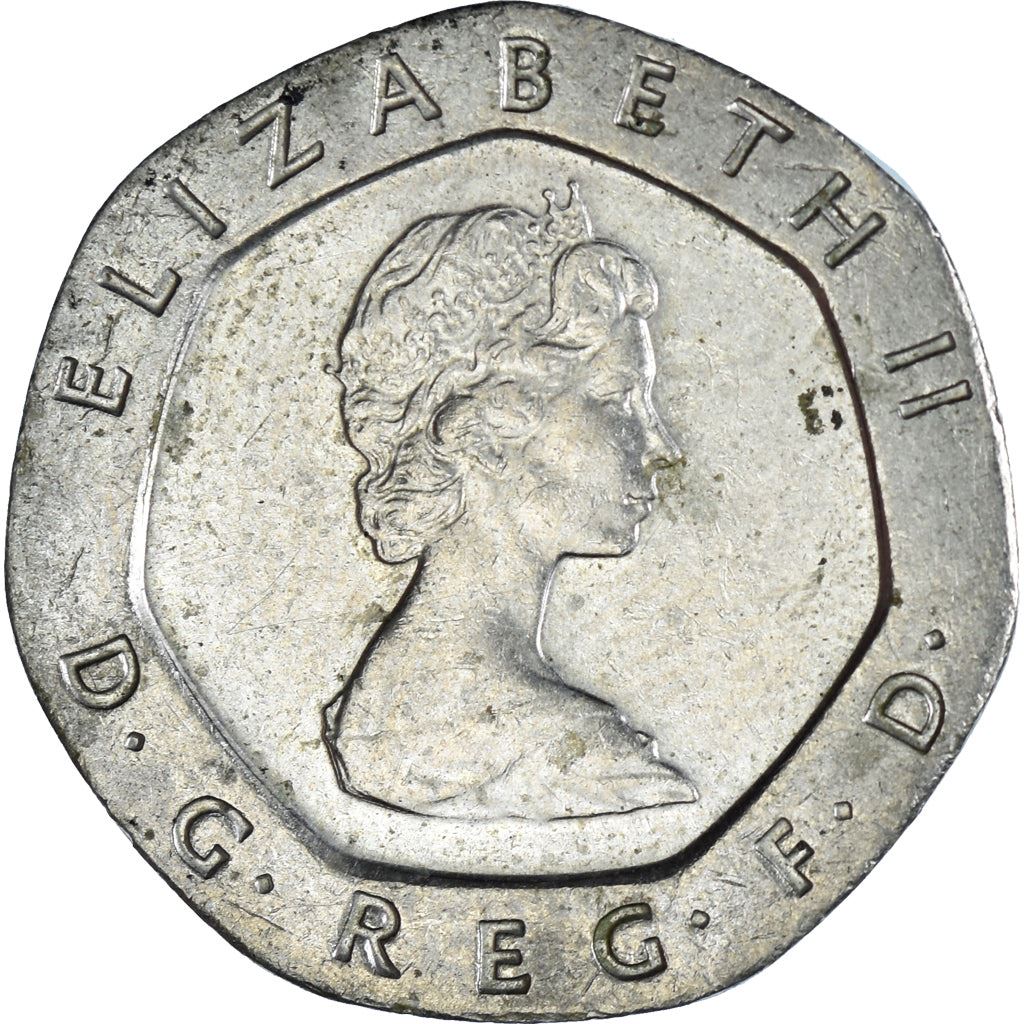 United Kingdom Coin 20 Pence | Elizabeth II 2nd portrait | 1982 - 1984