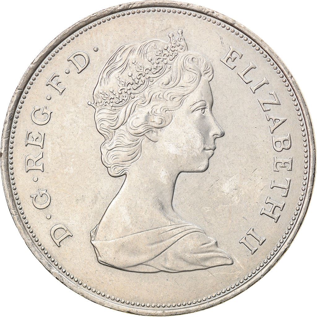 United Kingdom Coin 25 New Pence | Elizabeth II Queen Mother | 1980