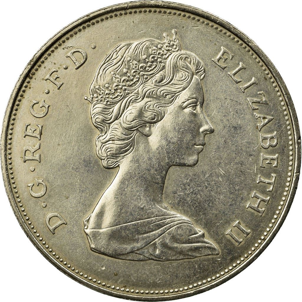 United Kingdom Coin 25 New Pence | Elizabeth II Queen Mother | 1980