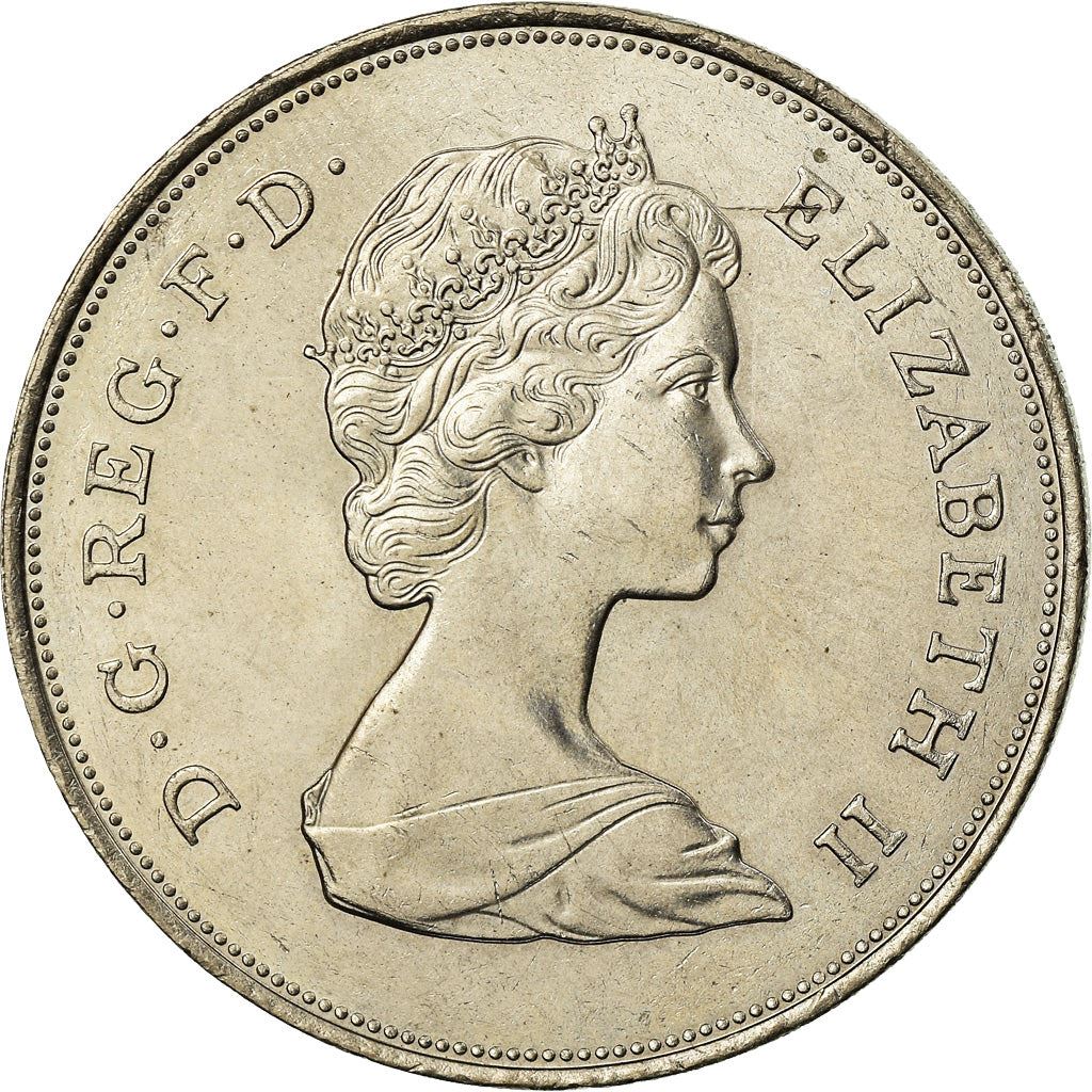 United Kingdom Coin 25 New Pence | Elizabeth II Queen Mother | 1980