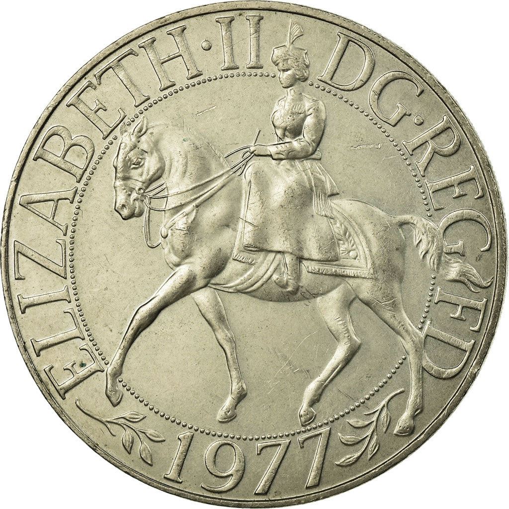 United Kingdom Coin 25 New Pence | Elizabeth II Silver Jubilee | 1977