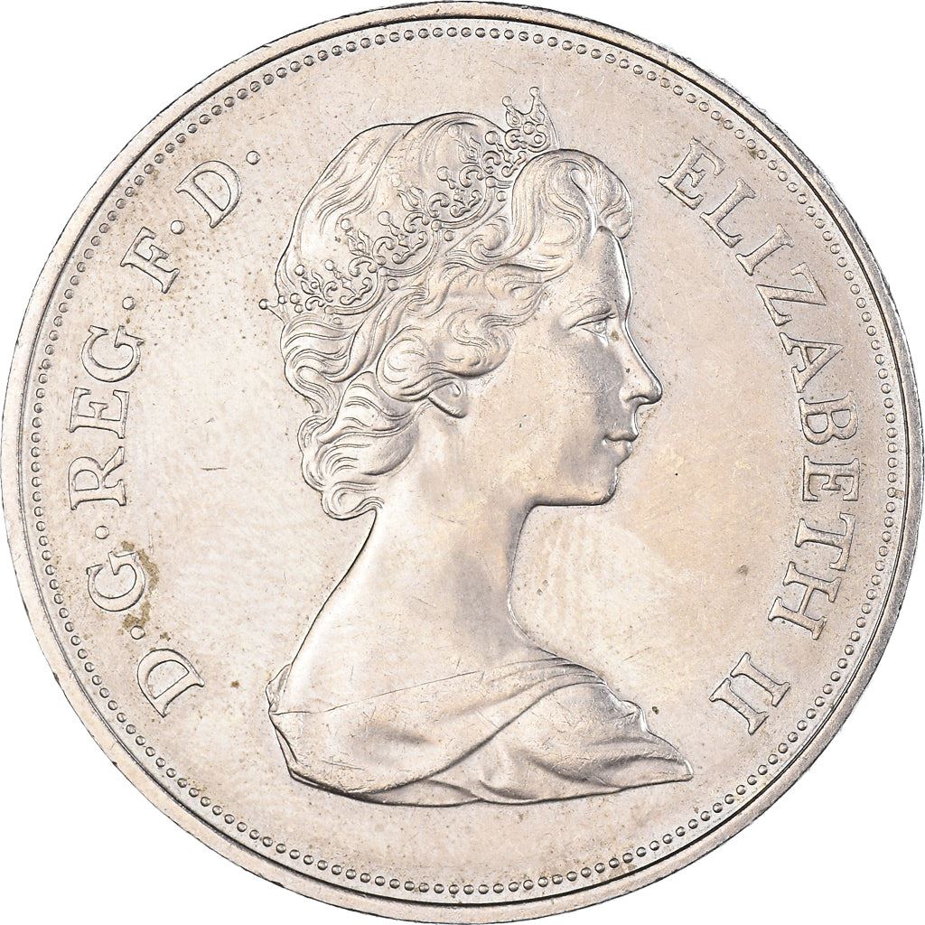 United Kingdom Coin 25 New Pence | Elizabeth II Silver Wedding | 1972