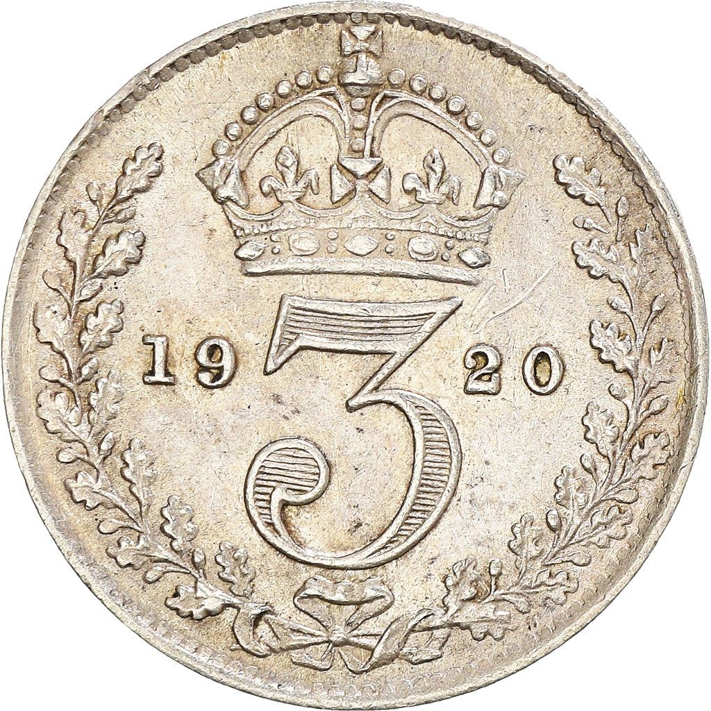 United Kingdom Coin 3 Pence | George V 2nd issue | incl. Maundy | 1920 - 1927