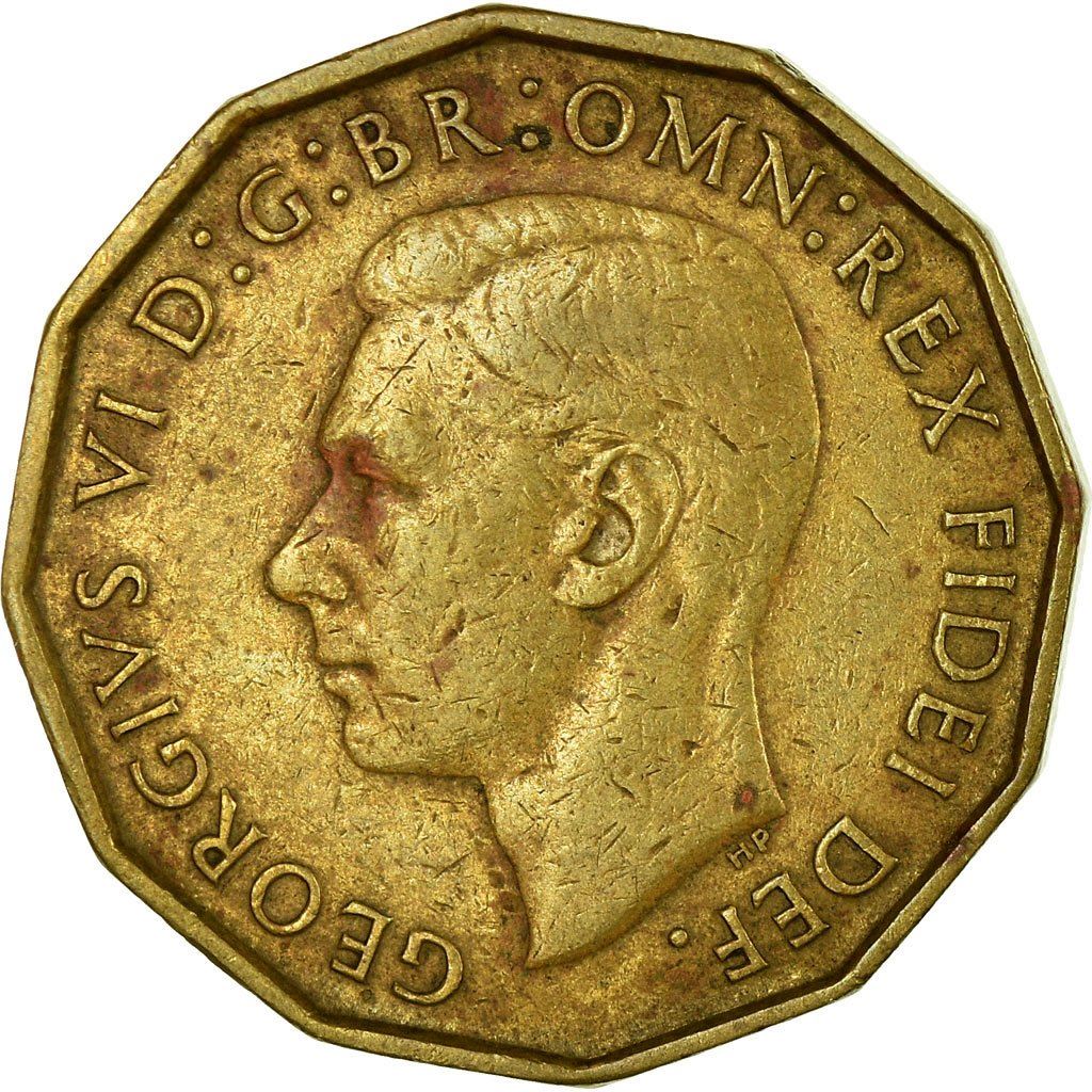 United Kingdom Coin 3 Pence | George VI without 'IND:IMP' | 1949 - 1952