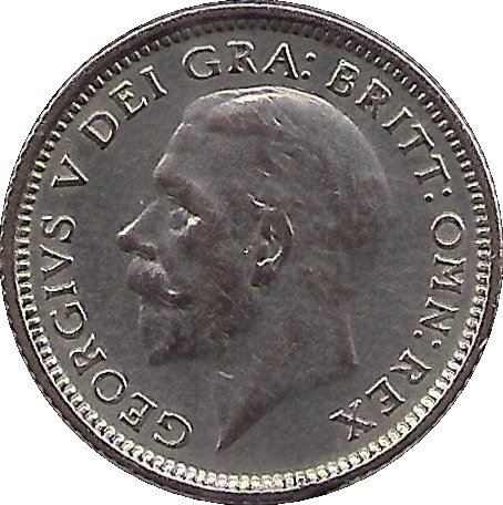 United Kingdom Coin 6 Pence | George V 2nd 1920 - 1926