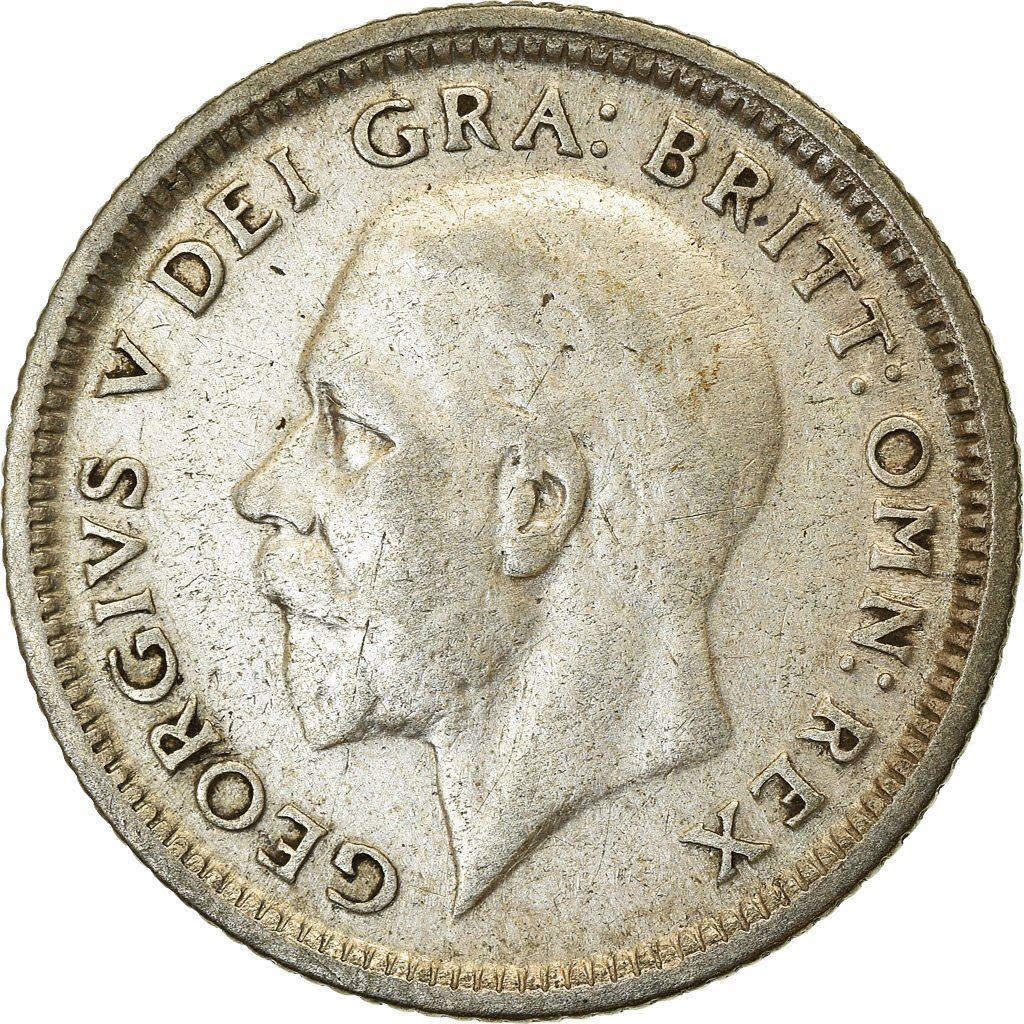 United Kingdom Coin 6 Pence | George V 3rd 1926 - 1927