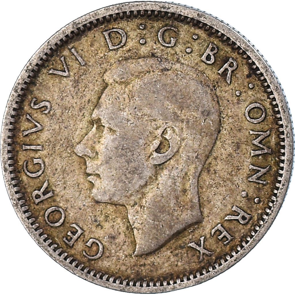 United Kingdom Coin 6 Pence | George VI 1st 1937 - 1946