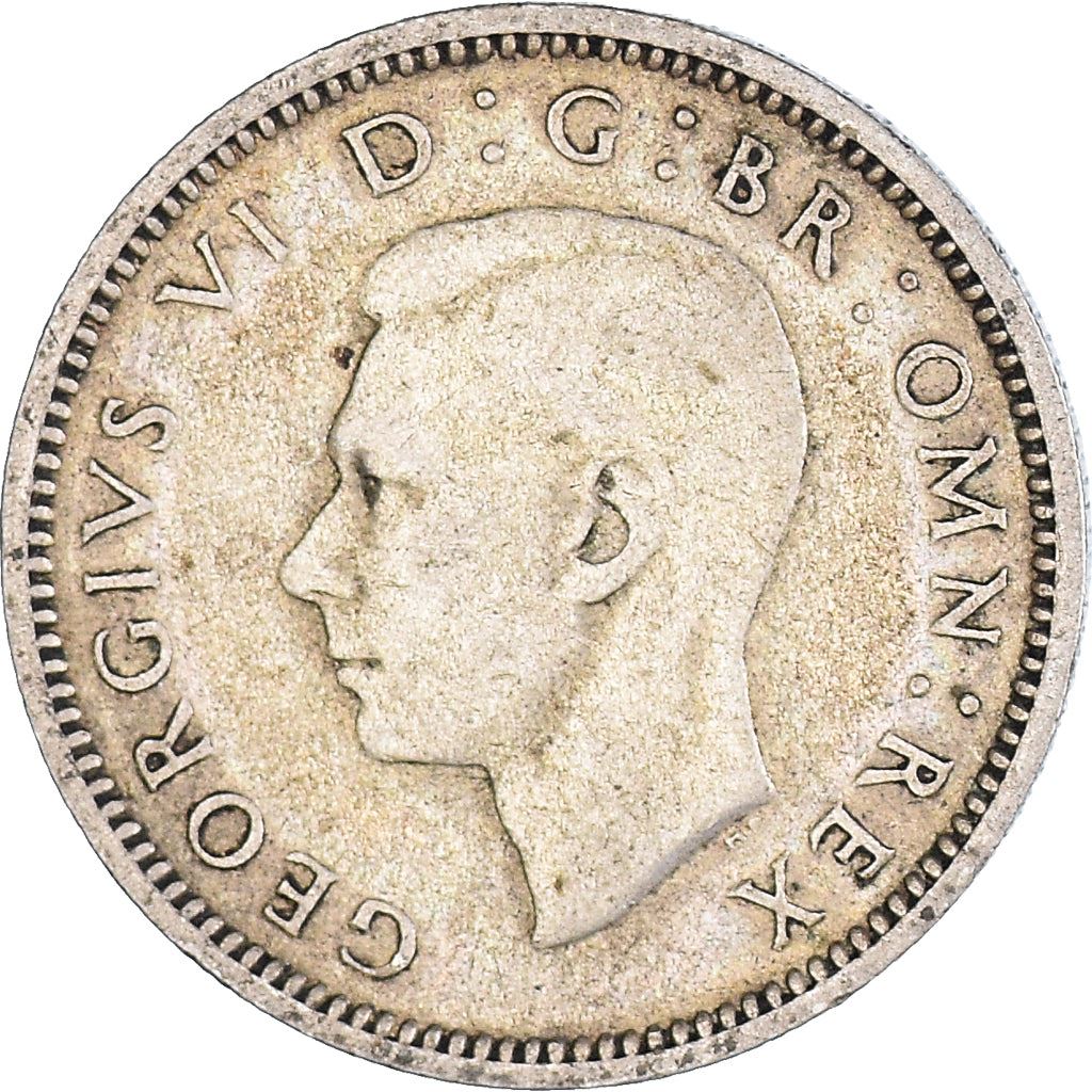 United Kingdom Coin 6 Pence | George VI 1st 1937 - 1946