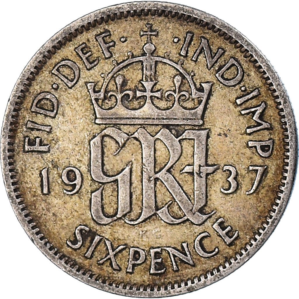 United Kingdom Coin 6 Pence | George VI 1st 1937 - 1946