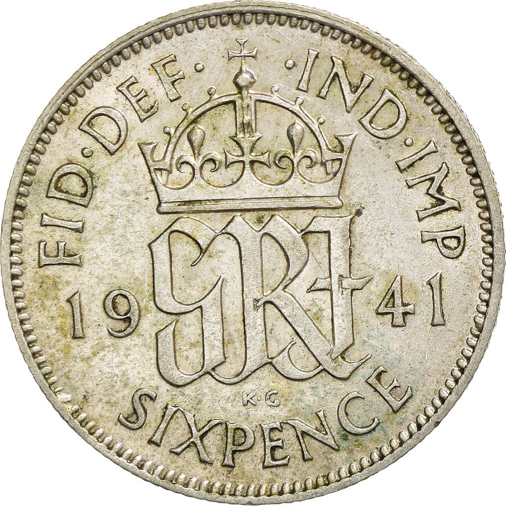 United Kingdom Coin 6 Pence | George VI 1st 1937 - 1946