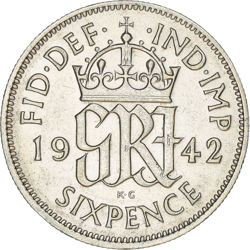 United Kingdom Coin 6 Pence | George VI 1st 1937 - 1946