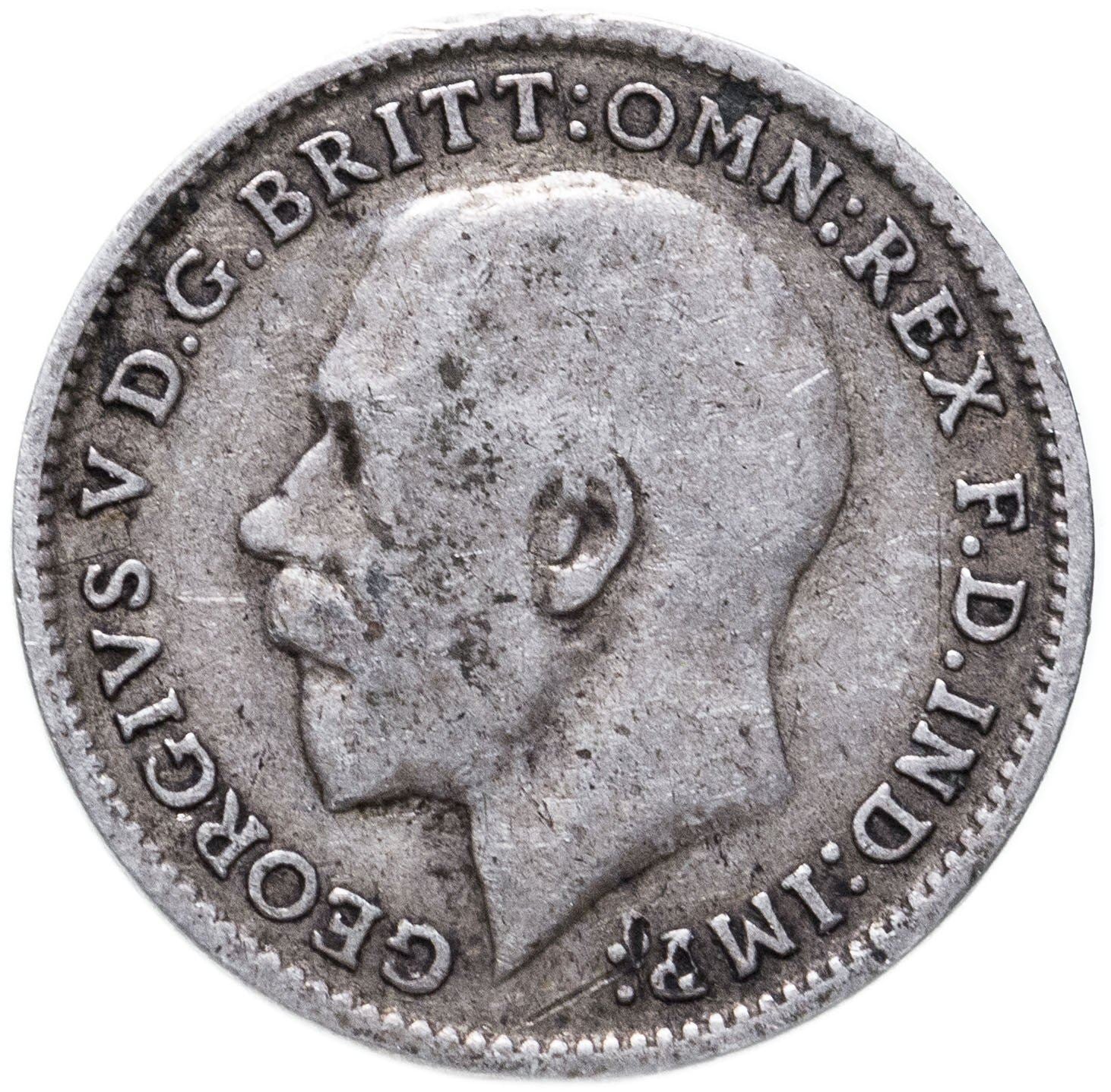 United Kingdom Coin British 3 Pence | George V | KM813 | 1911 - 1920