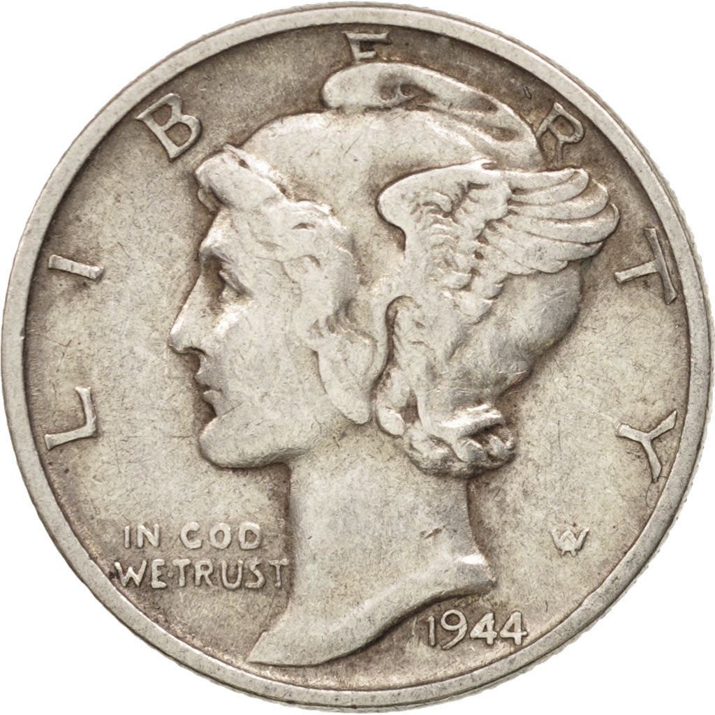 United States | 1 Dime Coin | Lady Liberty | Phrygian cap | KM140 | 1916 - 1945