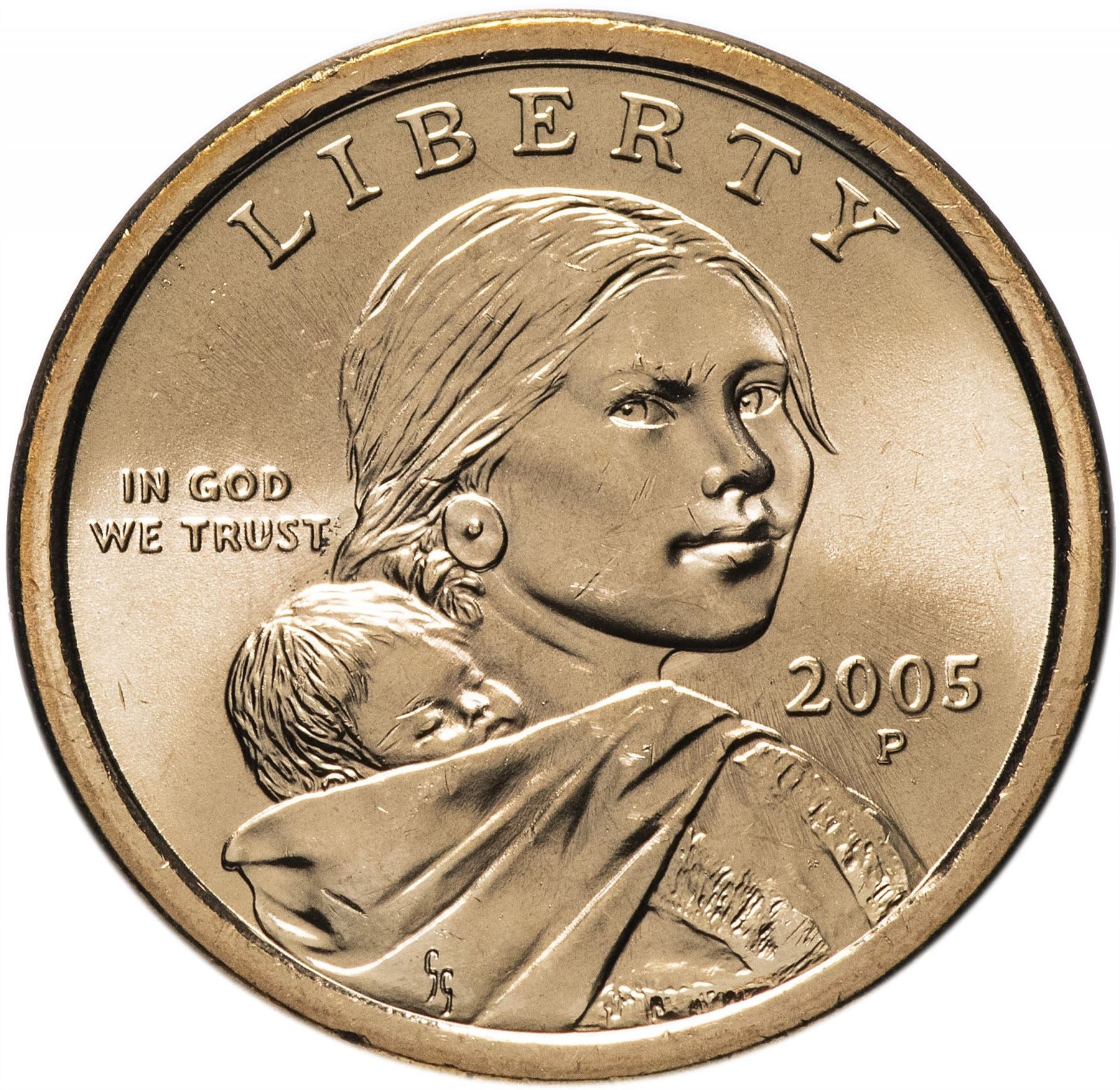 United States | 1 Dollar Coin | Sacagawea | Jean Baptiste Charbonneau | Eagle | KM310 | 2000 - 2008