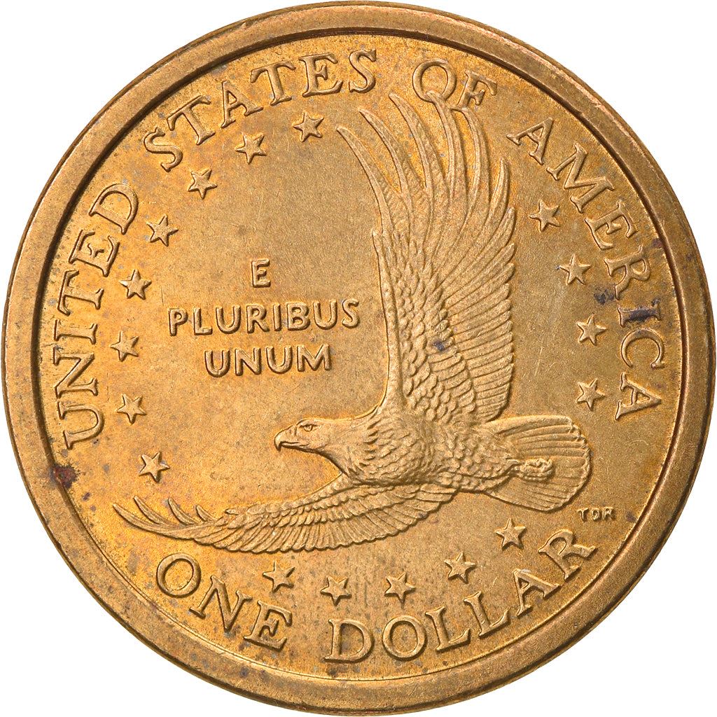 United States | 1 Dollar Coin | Sacagawea | Jean Baptiste Charbonneau | Eagle | KM310 | 2000 - 2008