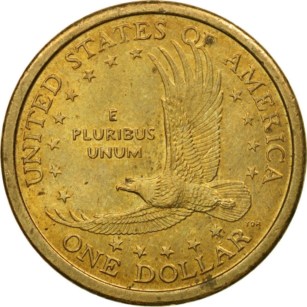 United States | 1 Dollar Coin | Sacagawea | Jean Baptiste Charbonneau | Eagle | KM310 | 2000 - 2008