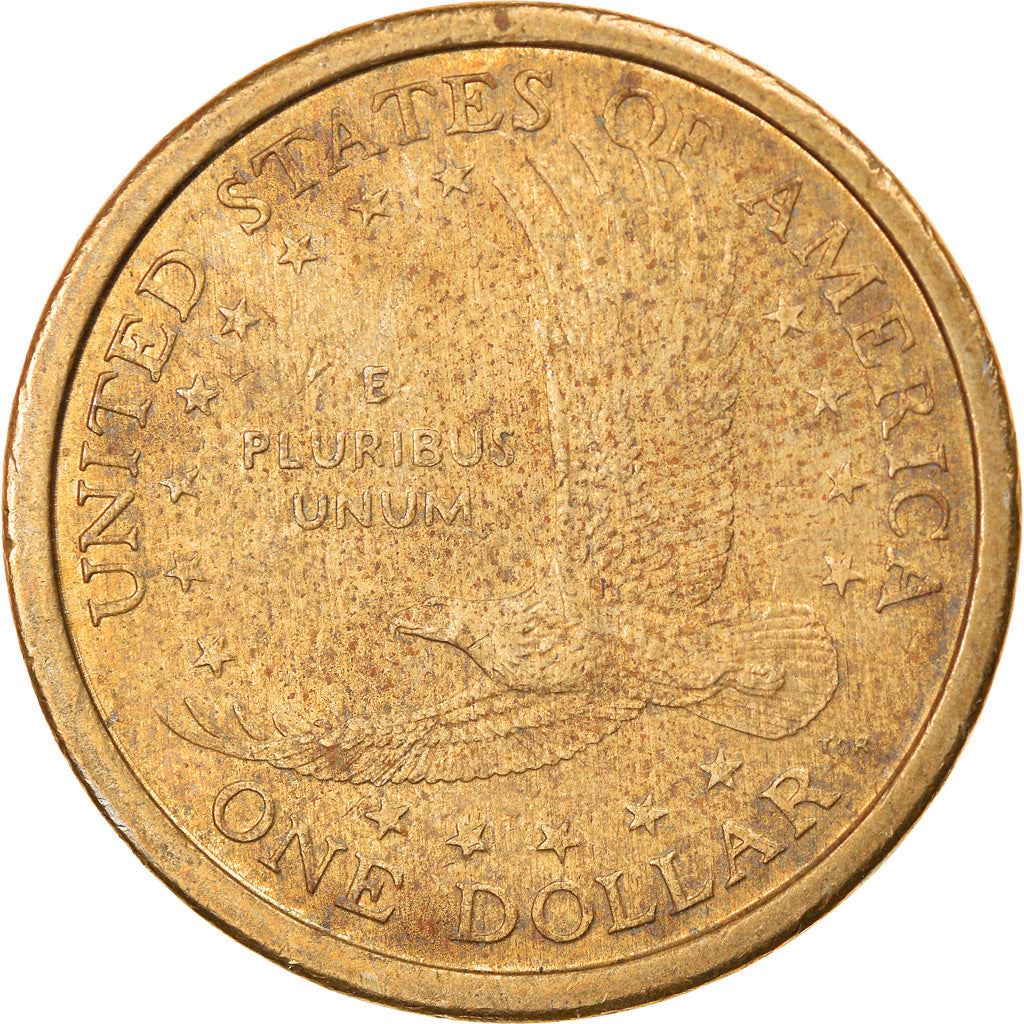 United States | 1 Dollar Coin | Sacagawea | Jean Baptiste Charbonneau | Eagle | KM310 | 2000 - 2008