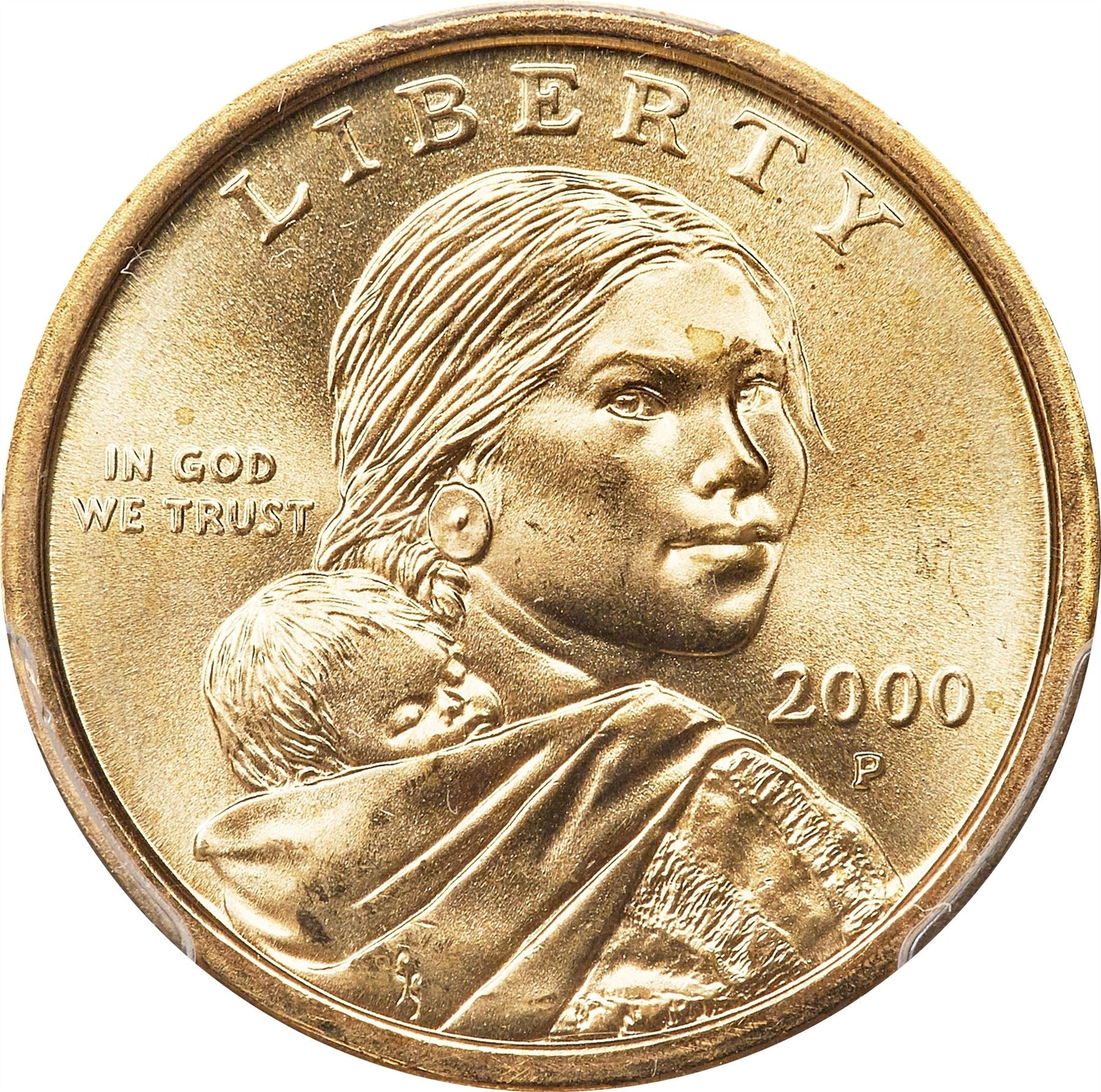 United States | 1 Dollar Coin | Sacagawea | Jean Baptiste Charbonneau | Eagle | KM310 | 2000 - 2008