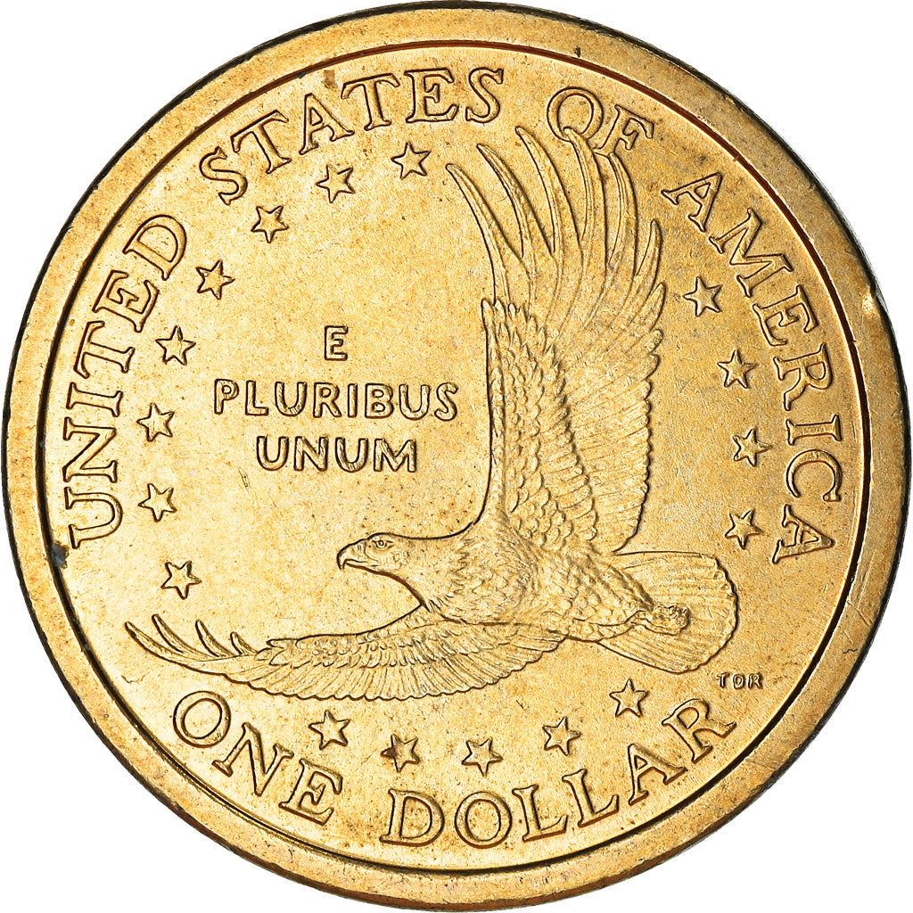 United States | 1 Dollar Coin | Sacagawea | Jean Baptiste Charbonneau | Eagle | KM310 | 2000 - 2008