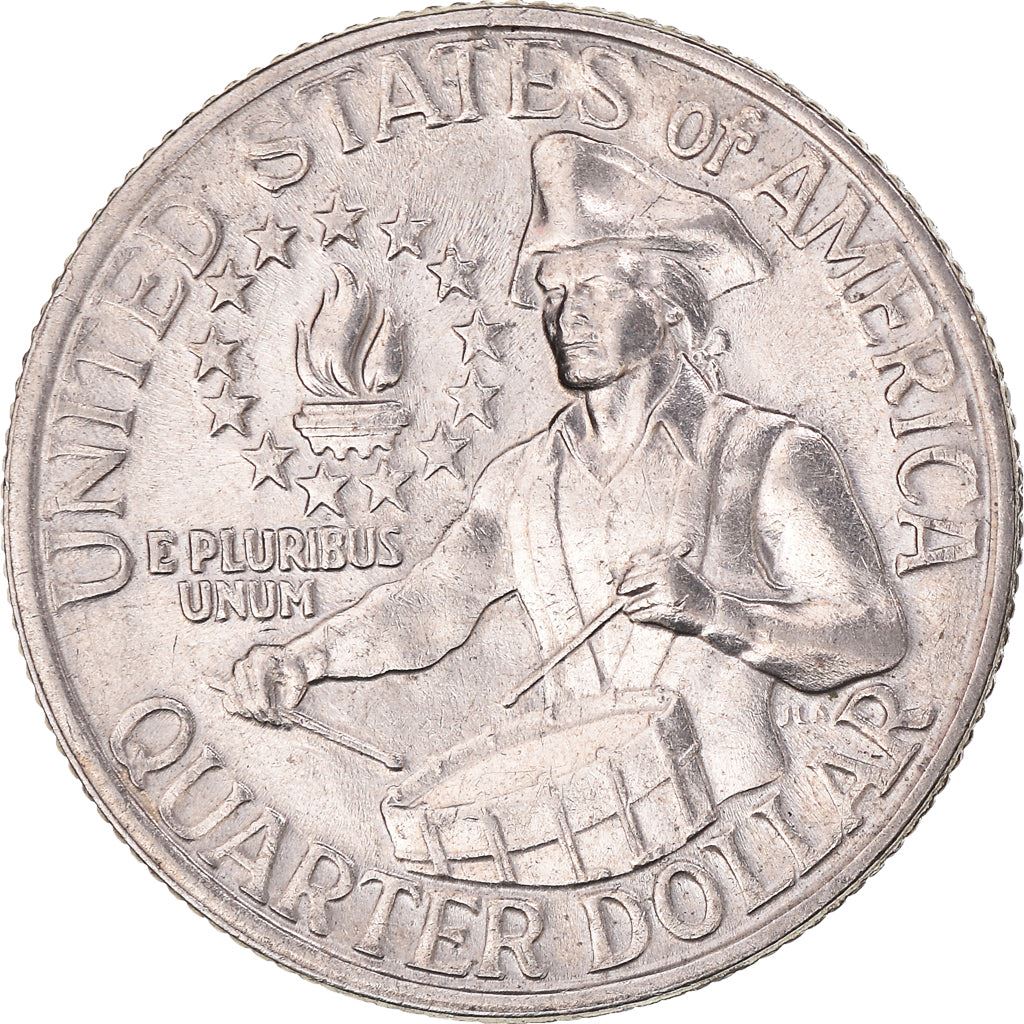 United States | 1/4 Dollar Coin | George Washington | Drummer | Torch | KM204 | 1976