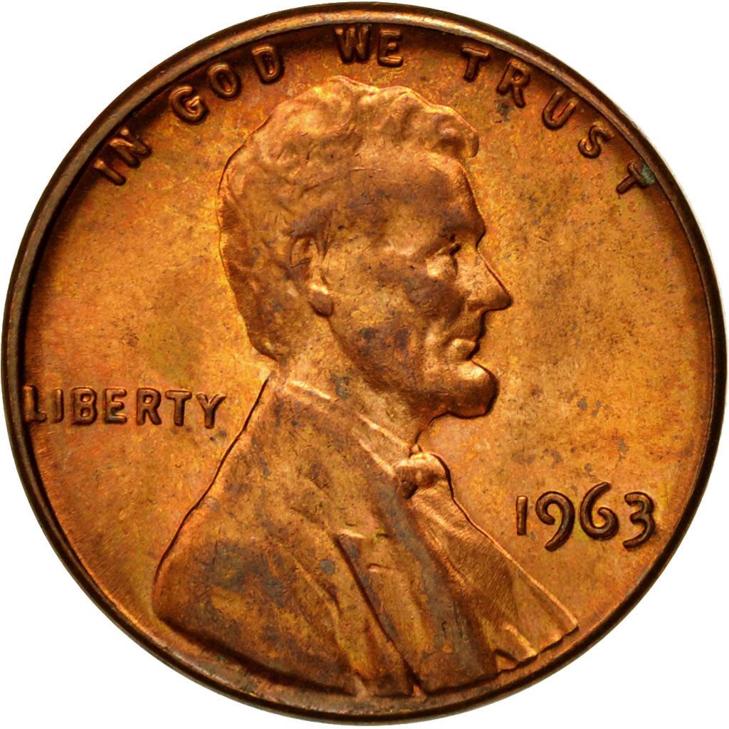 United States | American 1 Cent Coin | Abraham Lincoln | KM201 | 1959 - 1982