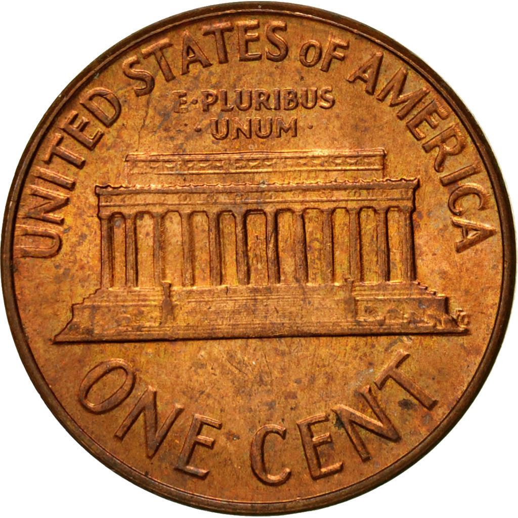 United States | American 1 Cent Coin | Abraham Lincoln | KM201 | 1959 - 1982