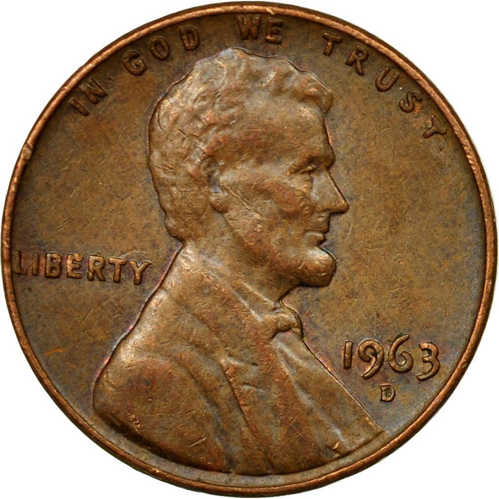 United States | American 1 Cent Coin | Abraham Lincoln | KM201 | 1959 - 1982