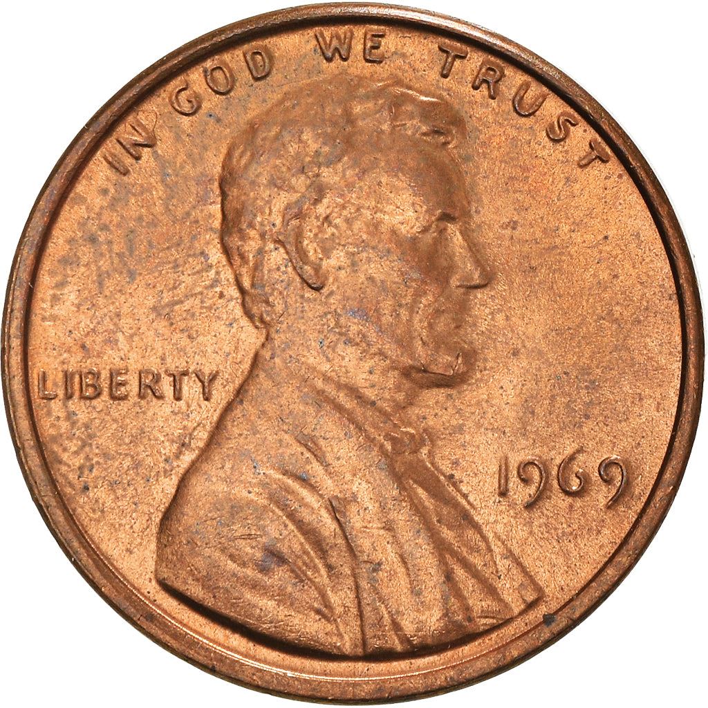 United States | American 1 Cent Coin | Abraham Lincoln | KM201 | 1959 - 1982